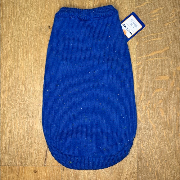 Top Paw Other - NWT✨ Cobalt Speckled Cat Small Dog Sweater Pull Over - SMALL *3/$15*